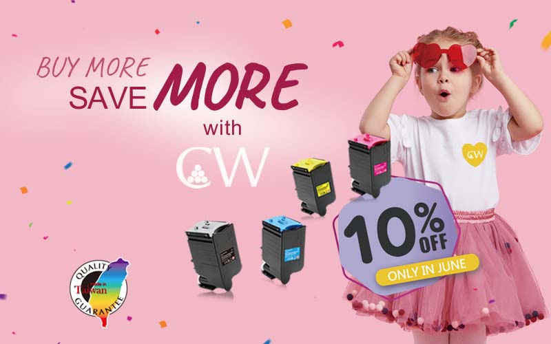 Celebrate The 14th Anniversary, CW Offers 10% Discount on Compatible Toner Cartridges