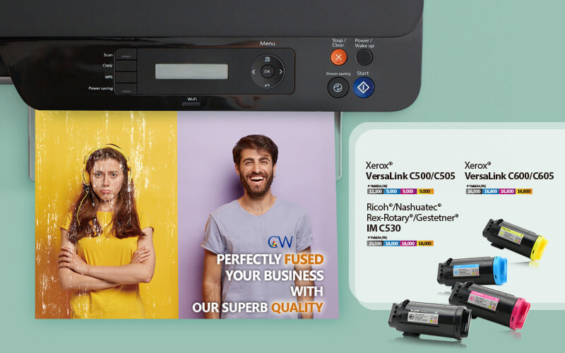 The perfect fusion of your business with Cartridge Web's superb toner cartridge quality