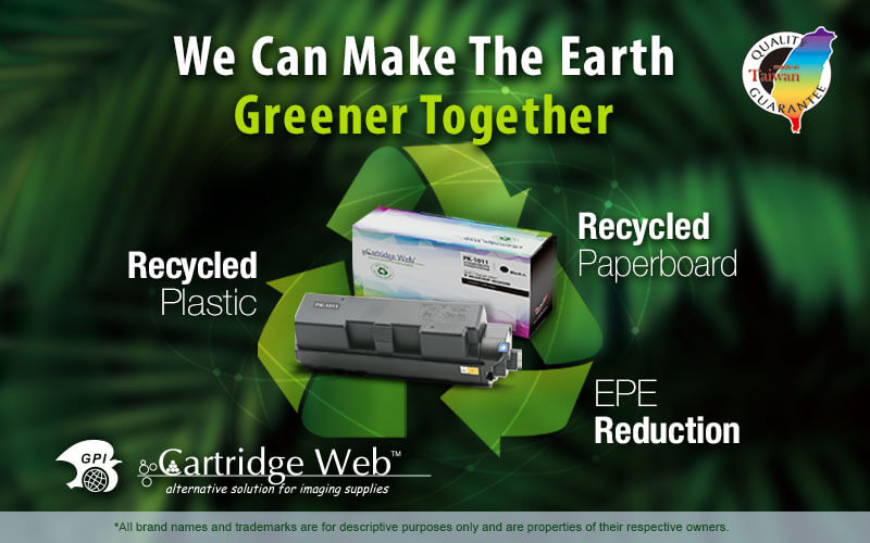 Cartridge Web Crafting Eco-friendly Cartridges from Recycled Post-Consumer Plastic (PCR)