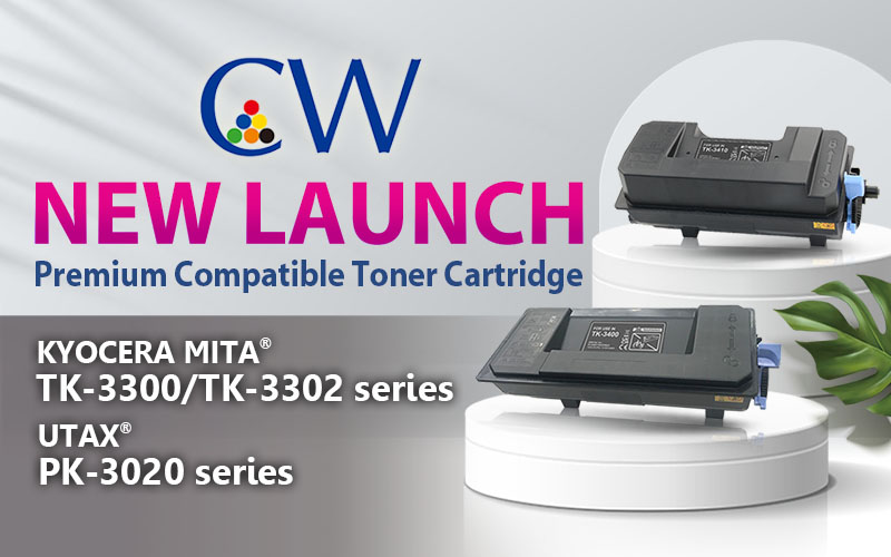 Video of New Arrival Kyocera Mita TK-3300/TK-3302 and Utax PK-3020 Series Compatible Toner Cartridges