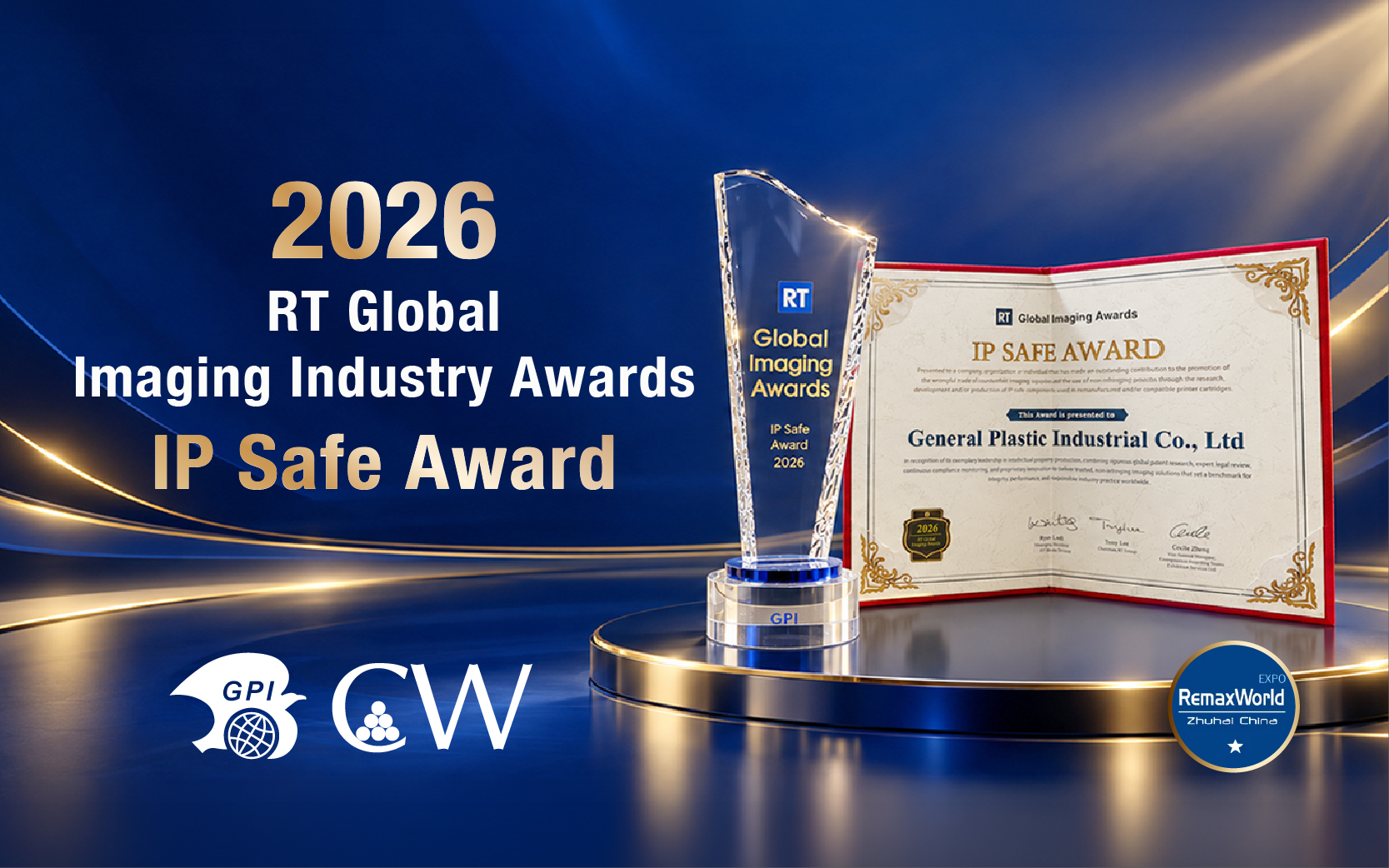 GPI Receives the IP Safe Award at the 2026 RT Global Imaging Industry Awards