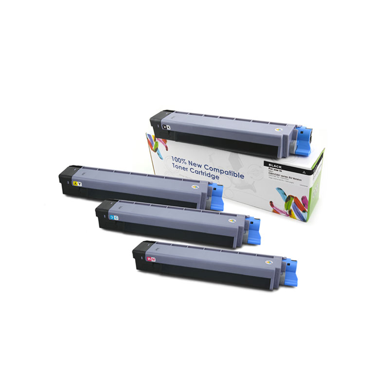 OKI C801/C821 Compatible Toner Cartridges