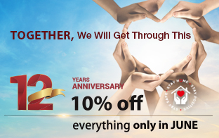 10% off in June, 2020 for CW's 12th Anniversary