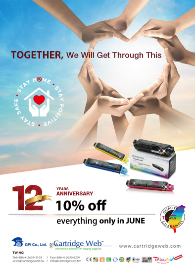 10% Off Limited Offer for Toner Cartridges in June 2020